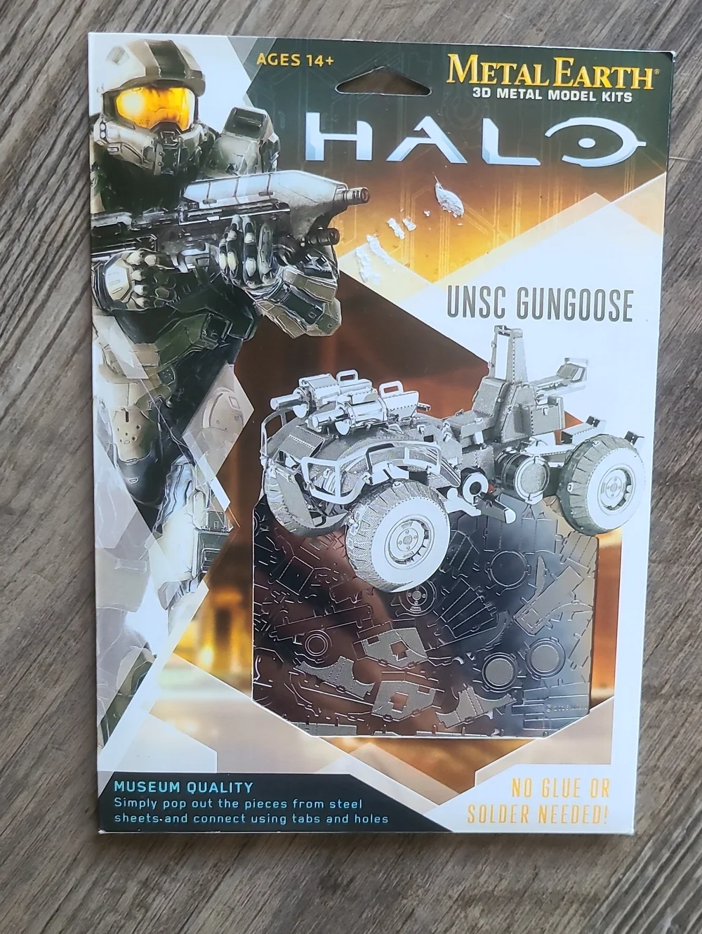 Metal Earth 3D Metal Model Kit - HALO - UNSC Gungoose Museum Quality